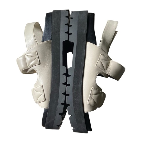 Vionic Sandals Marselle Women's Adjustable Lug Comfort Dad Cream 6 - Picture 8 of 13